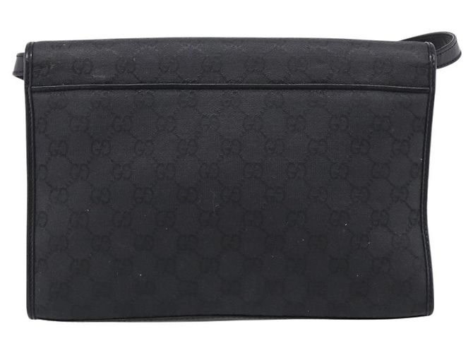 Gucci Borsa a spalla GG Supreme Tela Nera - vista 3