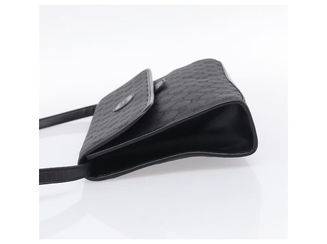 Gucci Borsa a spalla GG Supreme Tela Nera - vista 4