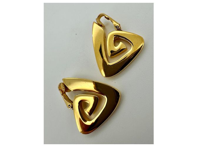 Givenchy – Pendientes modernistas geométricos – 1976 - vista 5