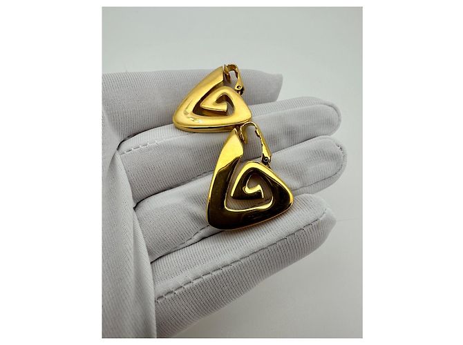 Givenchy – Pendientes modernistas geométricos – 1976 - vista 6