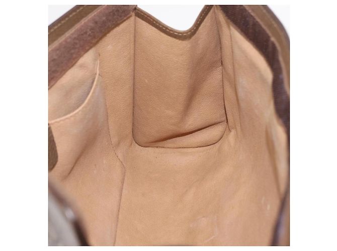 Borsa a Pochette Gucci GG Supreme Web Sherry Line Beige - vista 15