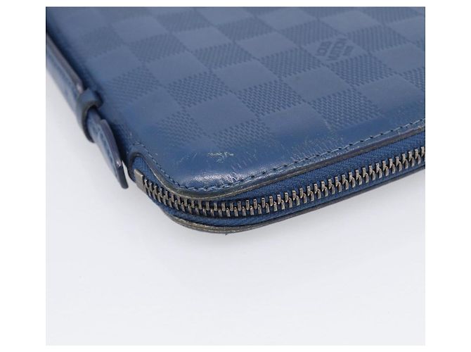 LOUIS VUITTON Damier Infini Organizer Atholl Blue Neptune N41396 Auth 211856A - Jerrillo - vista 15