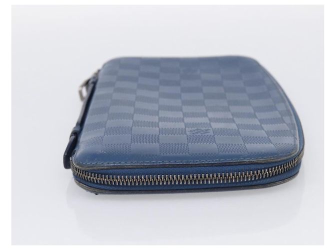 LOUIS VUITTON Damier Infini Organizer Atholl Blue Neptune N41396 Auth 211856A - Jerrillo - vista 6