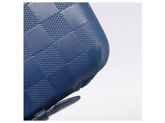 LOUIS VUITTON Damier Infini Organizer Atholl Blue Neptune N41396 Auth 211856A - Jerrillo - vista 9