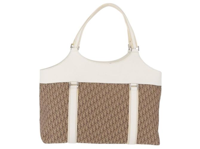 Christian Dior Trotter Canvas Shopper Beige Silber - Ansicht 3