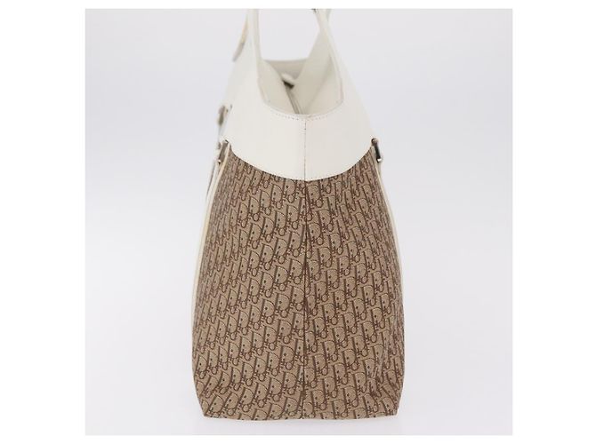 Christian Dior Trotter Canvas Shopper Beige Silber - Ansicht 4
