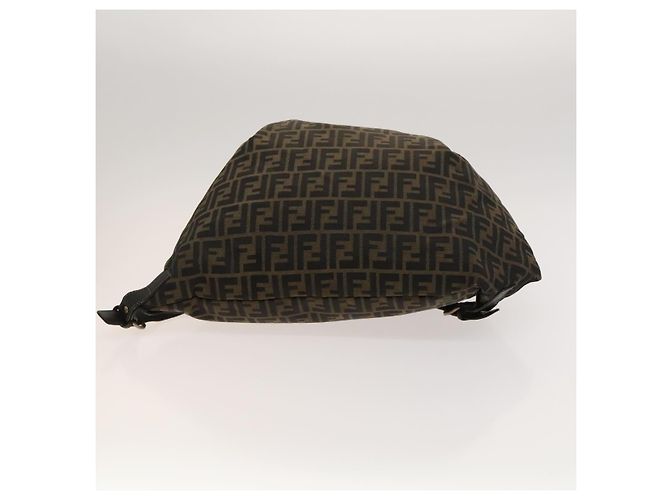Fendi Zucca Canvas Rucksack Braun Schwarz - Ansicht 5