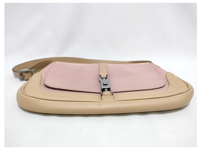 Gucci Jackie Flap Canvas and Leather - vista 3