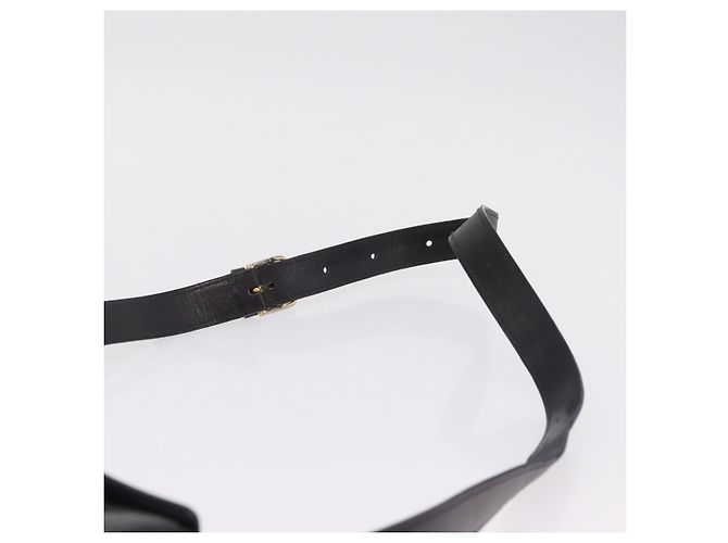 Céline Vintage Schultertasche Schwarz Leder - Ansicht 15