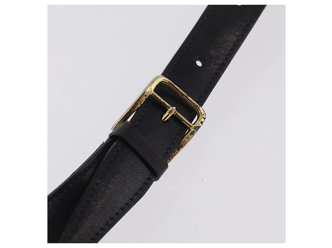 Céline Vintage Schultertasche Schwarz Leder - Ansicht 16