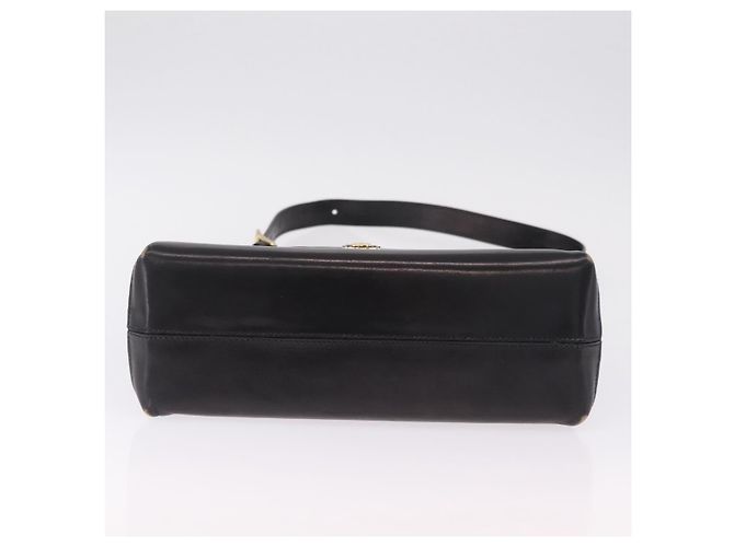 Céline Vintage Schultertasche Schwarz Leder - Ansicht 5