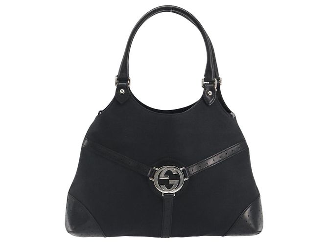 Gucci Interlocking G Handtasche Schwarz - Ansicht 13