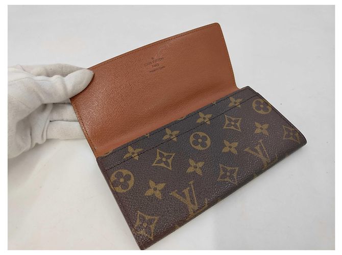 Portafoglio Louis Vuitton Porte Yen Monogram canvas Long - vista 4