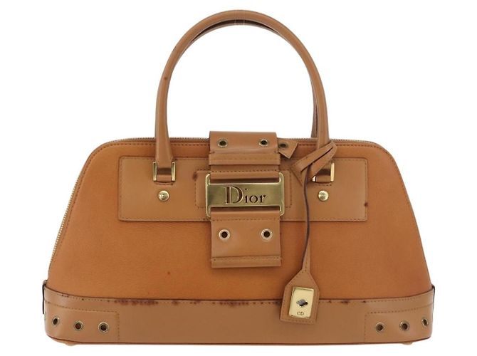 Borsa Christian Dior Street Chic Pelle Marrone - vista 13