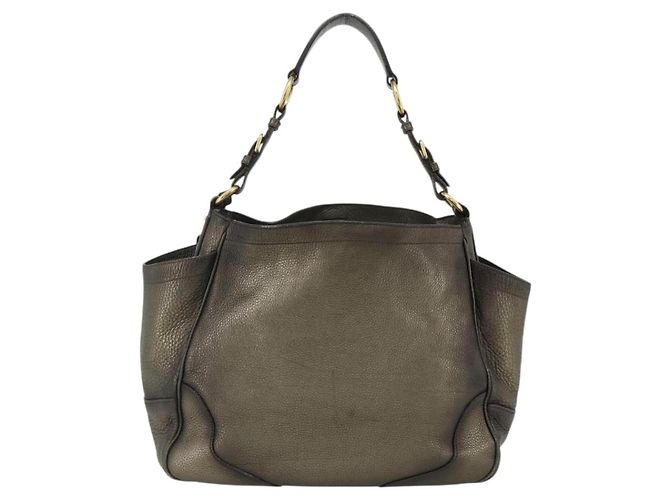 Prada Gold Leder Schultertasche 175839A - Ansicht 2