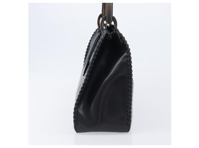 Gucci Borsa a tracolla in pelle nera 106236 - vista 4
