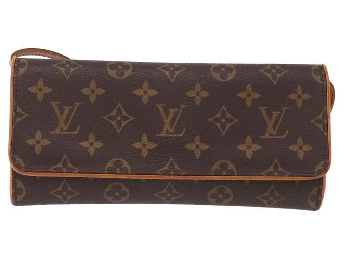 Louis Vuitton Monogram Pochette Twin GM Borsa a Spalla M51852 - vista 2
