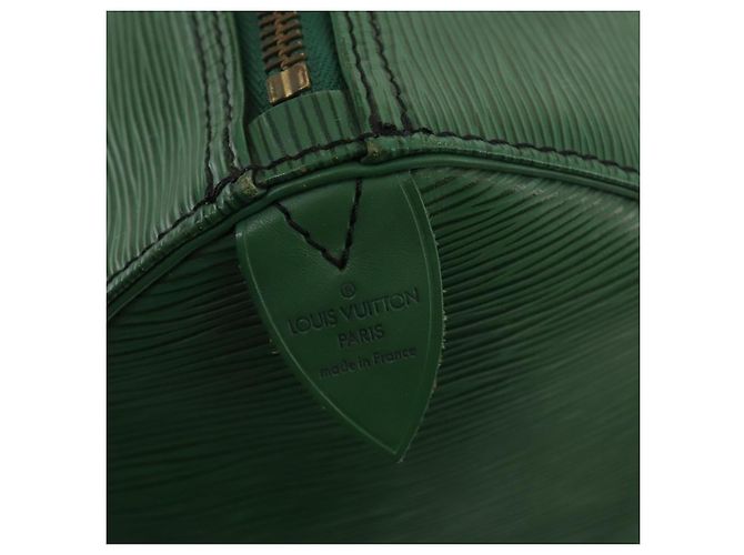 Louis Vuitton Epi Keepall 50 Sac de Voyage Vert - vue 18