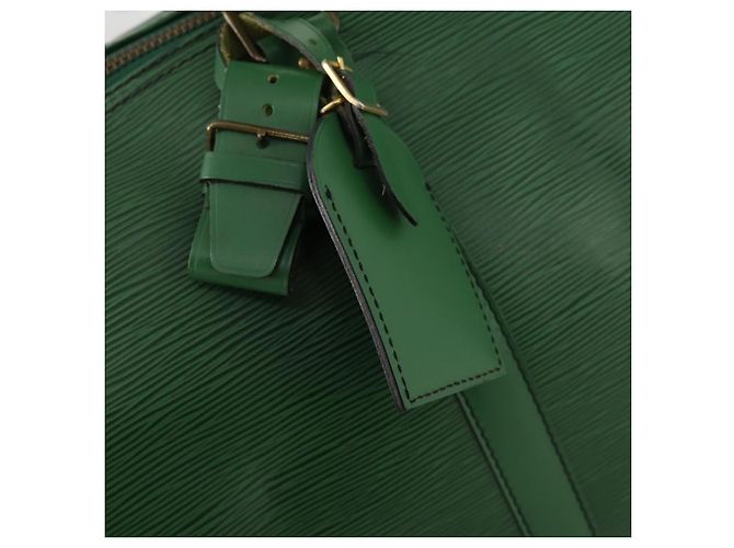 Louis Vuitton Epi Keepall 50 Sac de Voyage Vert - vue 19