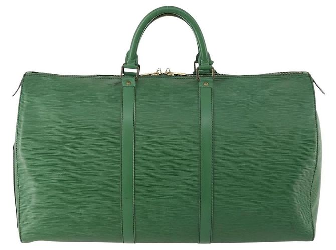 Louis Vuitton Epi Keepall 50 Sac de Voyage Vert - vue 2