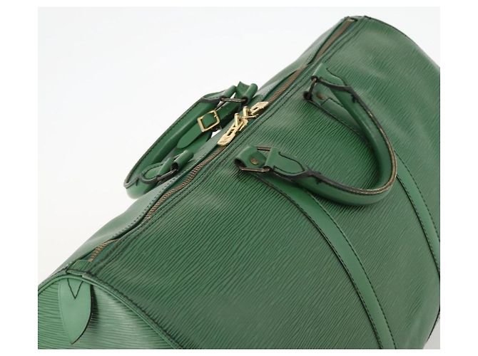 Louis Vuitton Epi Keepall 50 Sac de Voyage Vert - vue 6