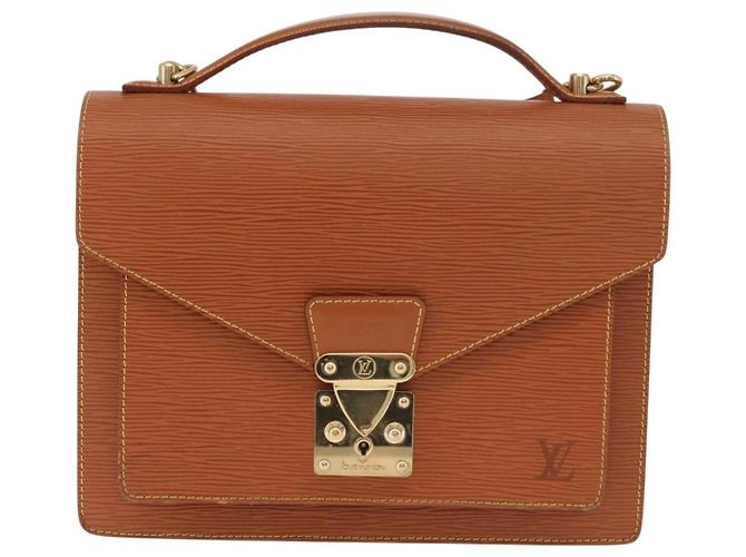 Louis Vuitton Epi Monceau 28 Borsa a mano Oro - vista 13