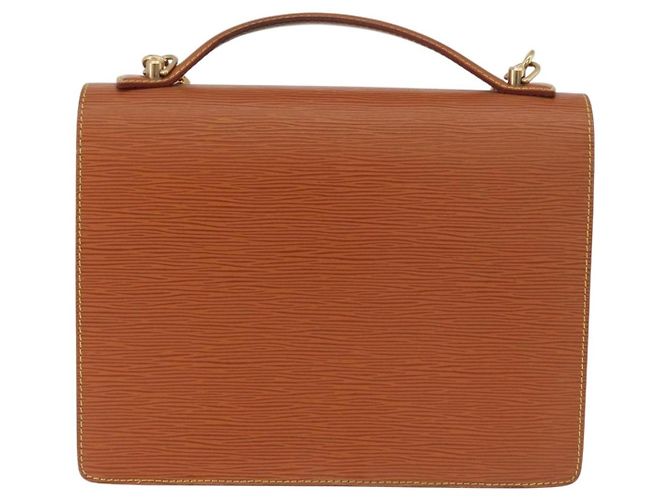 Louis Vuitton Epi Monceau 28 Borsa a mano Oro - vista 3