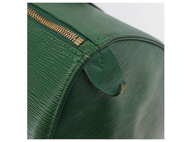 Louis Vuitton Epi Keepall 45 Sac de Voyage Vert - vue 17
