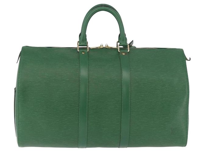 Louis Vuitton Epi Keepall 45 Sac de Voyage Vert - vue 2