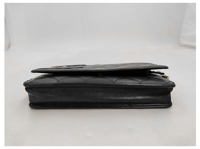 Chanel Cambon Wallet on Chain in pelle matelassé - vista 4
