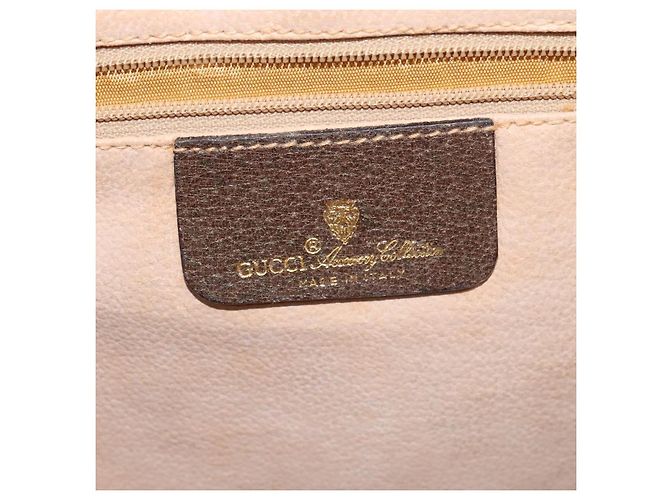 Borsa Gucci GG Supreme Web Sherry Line Beige - vista 18