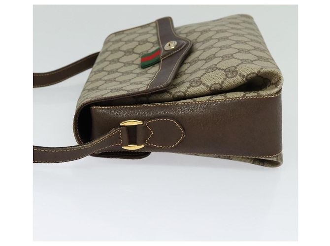 Borsa Gucci GG Supreme Web Sherry Line Beige - vista 3