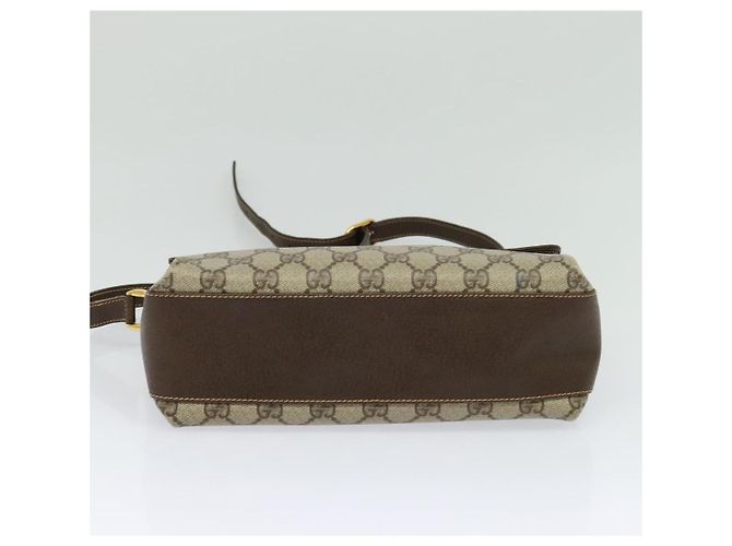 Borsa Gucci GG Supreme Web Sherry Line Beige - vista 5