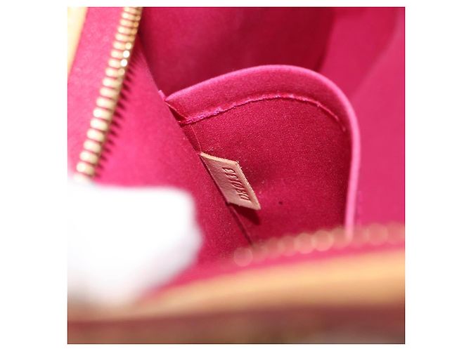 Borsa Louis Vuitton Monogram Vernis Blair MM Rose Andian - vista 12