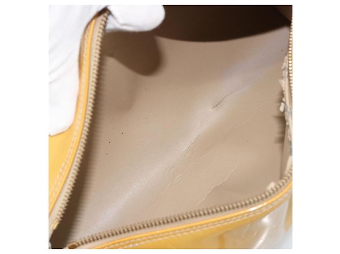 Louis Vuitton Monogram Vernis Bedford Borsa a Mano Beige M91006 - vista 11