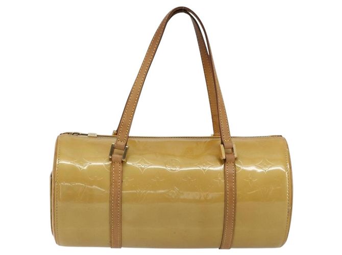 Louis Vuitton Monogram Vernis Bedford Borsa a Mano Beige M91006 - vista 13
