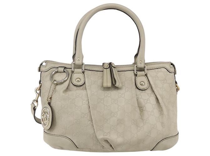 Gucci Borsa Sukey GG Canvas Guccissima Avorio - vista 13