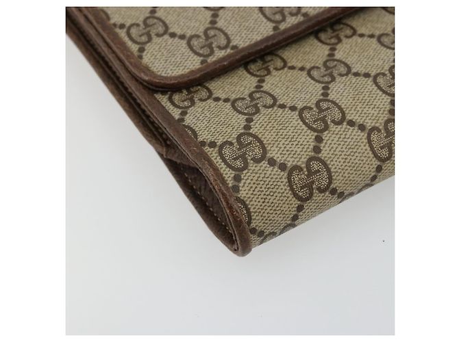 Borsa a tracolla Gucci GG Supreme PVC Beige Oro - vista 12