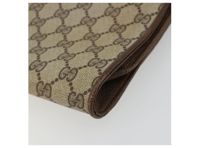 Borsa a tracolla Gucci GG Supreme PVC Beige Oro - vista 13