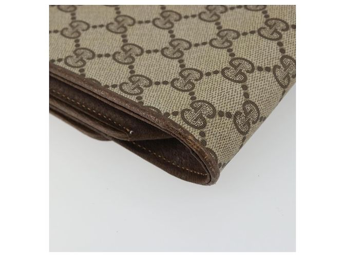Borsa a tracolla Gucci GG Supreme PVC Beige Oro - vista 14