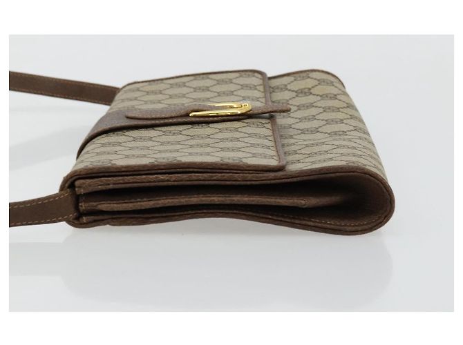 Borsa a tracolla Gucci GG Supreme PVC Beige Oro - vista 5