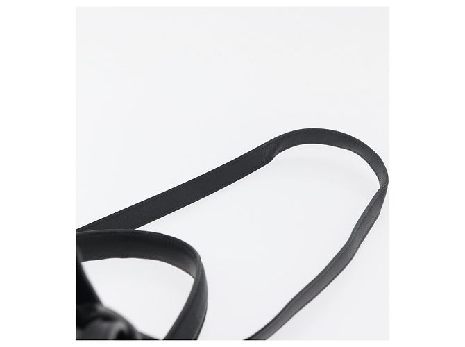 Céline Belt Bag Bolsa de Couro Preta - vista 15