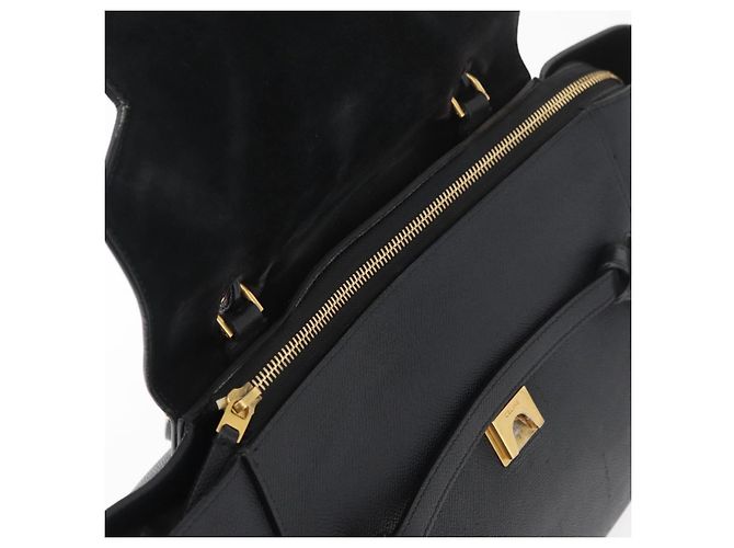 Céline Belt Bag Bolsa de Couro Preta - vista 20