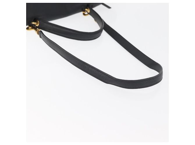 Céline Belt Bag Bolsa de Couro Preta - vista 8