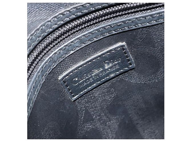 Borsa a mano Christian Dior Trotter in tela monogram Navy - vista 11