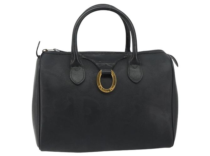 Borsa a mano Christian Dior Trotter in tela monogram Navy - vista 13