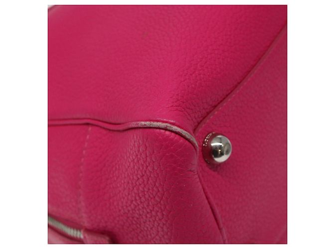 Bolsa de mão Loewe Anagram em couro rosa - vista 14