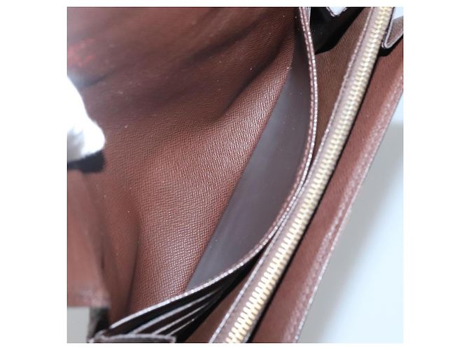 Louis Vuitton Portafoglio Sarah Damier Ebene - vista 10