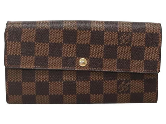 Louis Vuitton Portafoglio Sarah Damier Ebene - vista 13