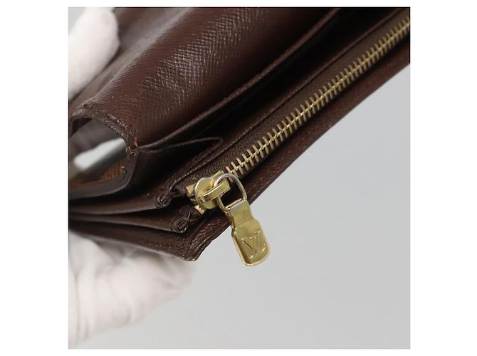 Louis Vuitton Portafoglio Sarah Damier Ebene - vista 17